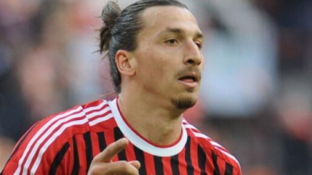 Zlatan Ibrahimovic, punta del Milan.
