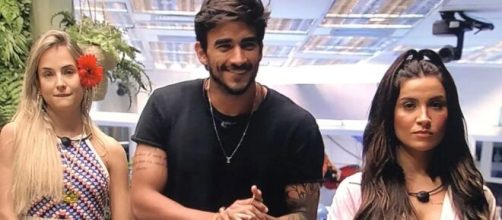 Gabi, Gui e Bianca foram vistos por alguns internautas como um tri&acirc;ngulo amoroso. (Reprodu&ccedil;&atilde;o/ TV Globo).