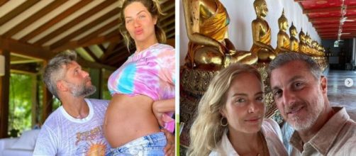 Bruno Galigasso e Govanna superaram a trai&ccedil;&atilde;o e hoje formam uma linda fam&iacute;lia. (Fotomontagem)