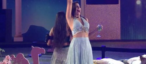 Mari durante festa na noite de hoje no 'BBB20'. (Reprodu&ccedil;&atilde;o/TV Globo)