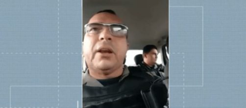 Policial militar &eacute; afastado ap&oacute;s defender o fim do isolamento social. ( Reprodu&ccedil;&atilde;o/TV Cabo Branco)