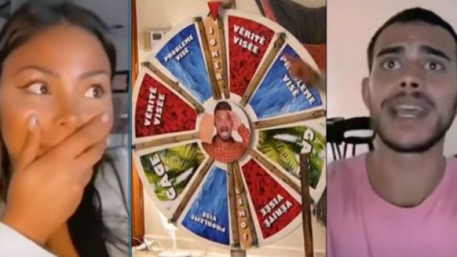 LMAC : Maeva Ghennam, Greg Yega, Nacca et Paga r&eacute;agissent &agrave; la soir&eacute;e du jeu des probl&egrave;mes de Juilien Tanti. &reg;Snapchat