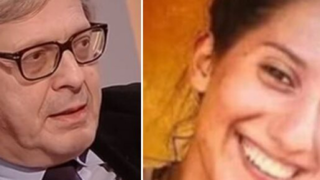 Vittorio Sgarbi e Silvia Romano.