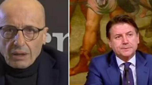 Alessandro Sallusti e Giuseppe Conte.