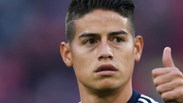 James Rodriguez, centrocampista offensivo del Real Madrid.