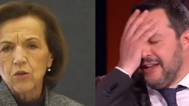 L'ex Ministra del Lavoro Elsa Fornero e Matteo Salvini.