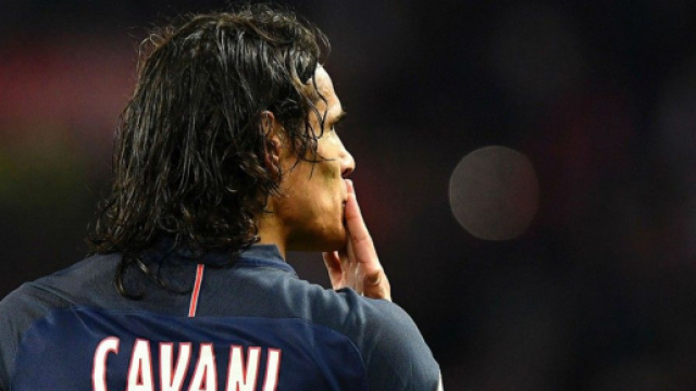 Edinson Cavani, punta del Paris Saint Germain.