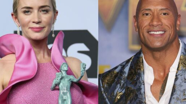 Emily Blunt e Dwayne Johnson reciteranno insieme in 'Ball and Chain'
