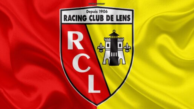 Download wallpapers RC Lens, 4k, silk texture, logo, red yellow ... - besthqwallpapers.com