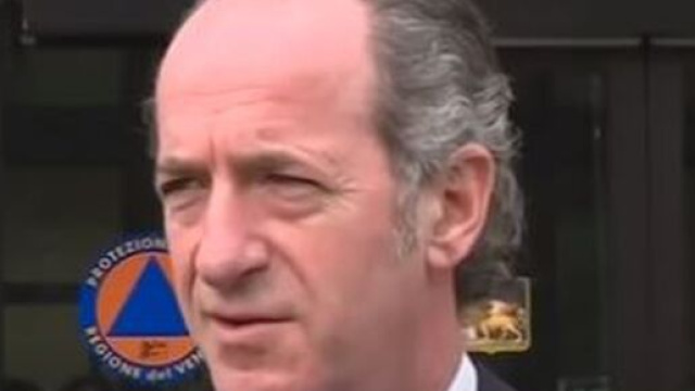Luca Zaia, governatore del Veneto.