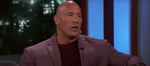Dwayne Johnson talks about attending 'Jumanji: The Next Level' premieres all over the world. [Image Source: JimmyKimmelLive/YouTube]