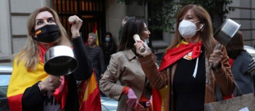 Cacerolada en N&uacute;&ntilde;ez de Balboa contra el Gobierno