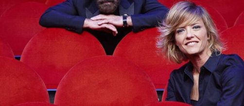 Mar&iacute;a Casado y Antonio Bandes en el interior del Teatro Soho, en M&aacute;laga