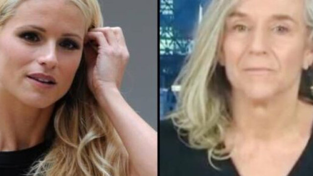 A sinistra la conduttrice Michelle Hunziker e a destra la giornalista Giovanna Botteri.