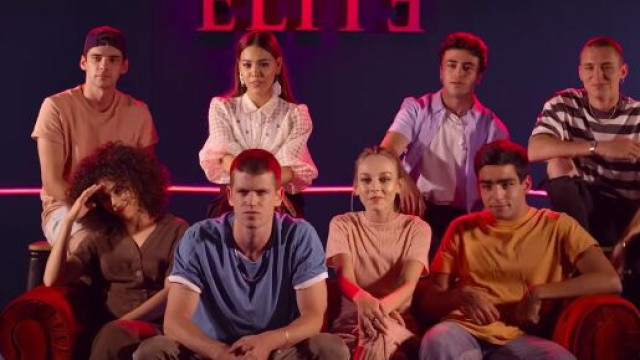 Le casting de la s&eacute;rie Elite (source : capture Youtube)