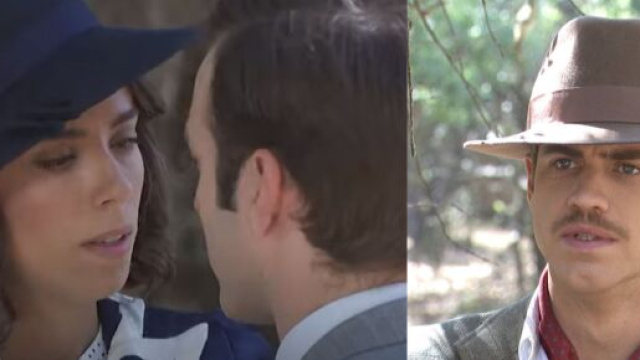 Spoiler Il Segreto: Marta bacia Ramon davanti ad Adolfo.