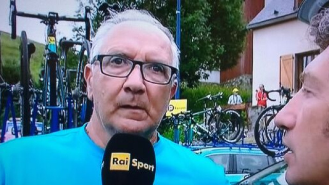 Giuseppe Martinelli, dal 2010 sull'ammiraglia della Astana.