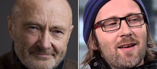 Simon Collins e Phil Collins tocaram juntos em 1987. (Fotomontagem)