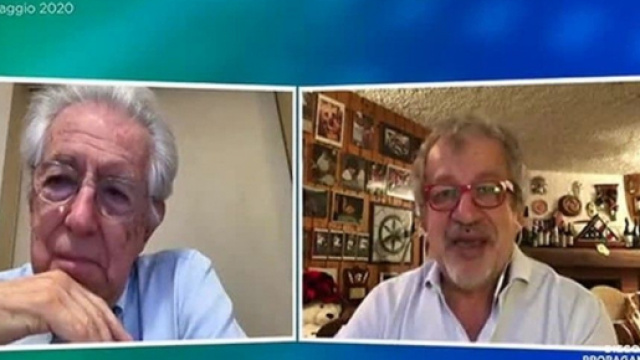 Mario Monti e Roberto Maroni ospiti di Omnibus