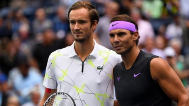 Daniil Medvedev e Rafa Nadal, finalisti ai US Open 2019.