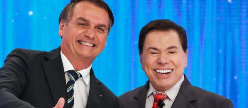 S&iacute;lvio Santos e Jair Bolsonaro se tornaram fortes aliados. (Arquivo Blasting News)