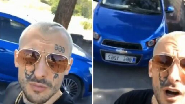 Roma, 'Ho preso il muro fratell&igrave;': patente ritirata e auto sequestrata ad un ex rapper di 23 anni.