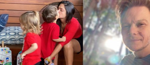 Michel Tel&oacute; defende Thais Fersoza nas redes sociais. (Reprodu&ccedil;&atilde;o/Instagram/@thaisfersoza/@micheltelo)