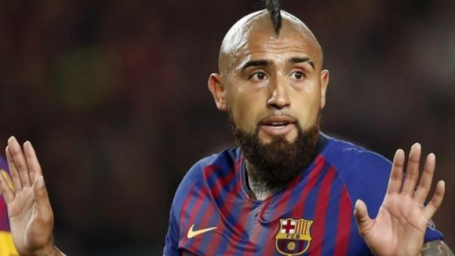 Arturo Vidal, centrocampista del Barcellona.