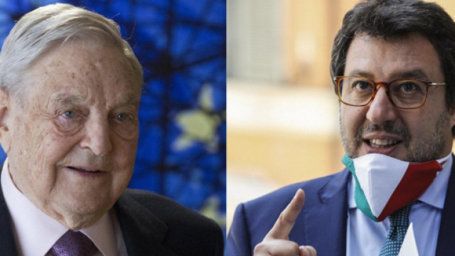 Matteo Salvini attacca George Soros