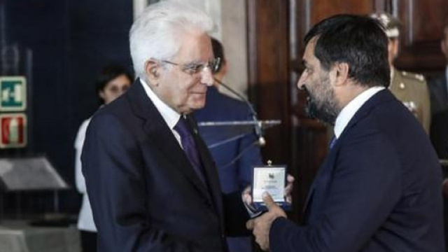 Sergio Mattarella e Luca Palamara.