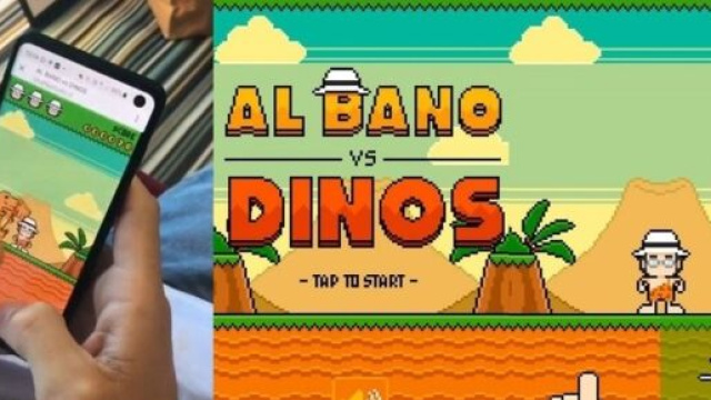 Al Bano Carrisi diventa un videogioco dopo le sue dichiarazioni sui dinosauri.