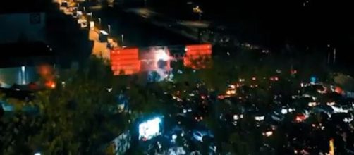 Imagen de la 'rave' organizada por una discoteca alemana. / infobae.com