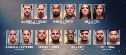 UFC APEX acontece neste s&aacute;bado. (Reprodu&ccedil;&atilde;o/Facebook Oficial UFC Brasil)