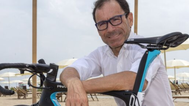 Davide Cassani, commissario tecnico della Nazionale di ciclismo.