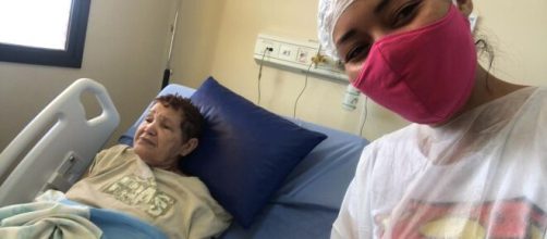 Idosa est&aacute; viva e se recuperando. (Arquivo Pessoal).