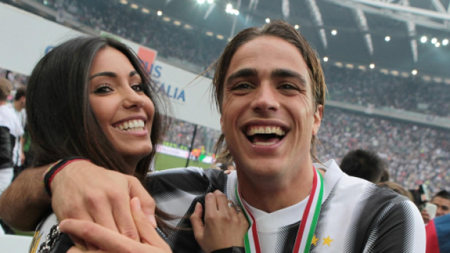 Alessandro Matri in maglia bianconera.