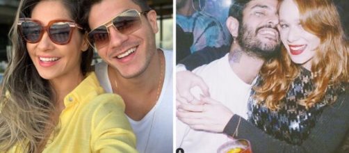 Casais que n&atilde;o chegaram juntos ao final do isolamento social. (Foto/Instagram)