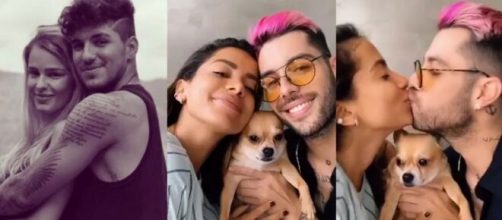 Yasmin Brunet assumiram romance; Anitta e Gui Ara&uacute;jo podem estar juntos, j&aacute; que ele est&aacute; na casa da cantora.(Foto: Montagem/Instagram/TikTok).