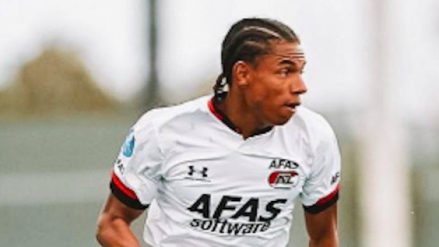 Calvin Stengs, centrocampista offensivo dell'Az Alkmaar.