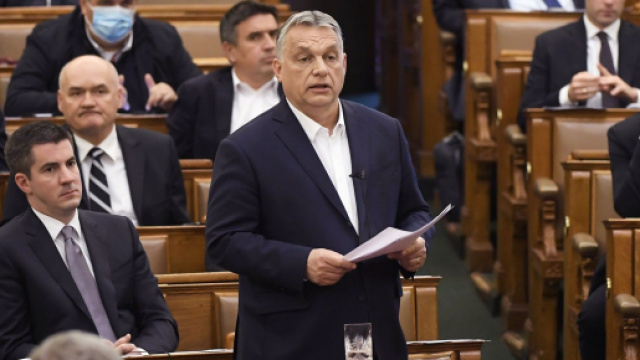 Viktor Orb&aacute;n, primo ministro dell'Ungheria