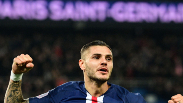 Mauro Icardi, l'argentino di propriet&agrave; dell'Inter &egrave; in prestito al Psg.