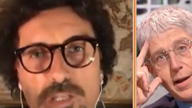 Scontro tra Danilo Toninelli e Mario Giordano a Dritto e Rovescio