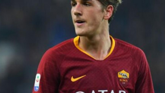 Nicol&ograve; Zaniolo, centrocampista della Roma.