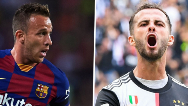 Arthur e Pjanic, protagonisti dell'eventuale scambio tra Juventus e Barcellona