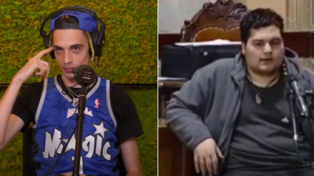 Drefgold a sinistra, Andrea Alongi a destra.