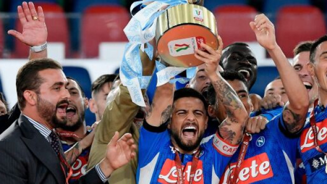 Il Napoli vince la coppa Italia, Insigne: 'Vittoria dedicata a chi lotta per il Covid-19'