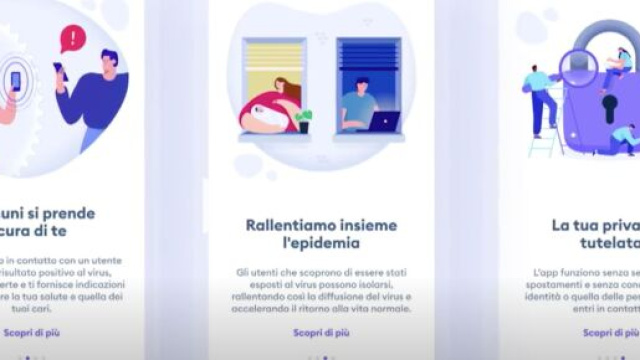 L'App Immuni si pu&ograve; scaricare sugli smartphone e dall'8 giugno inizier&agrave; la sperimentazione.