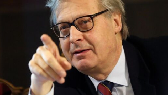Vittorio Sgarbi, critico d'arte e deputato italiano.