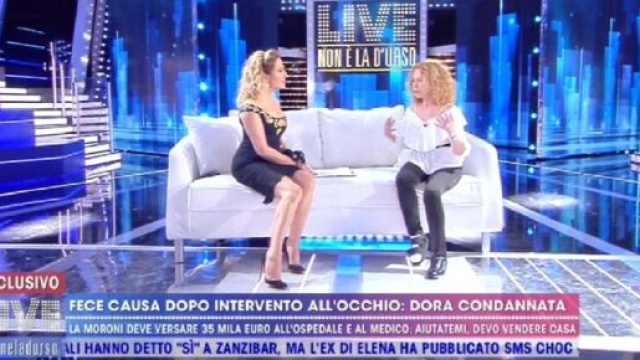 Dora Moroni ospite di Live - Non &egrave; la d'Urso.
