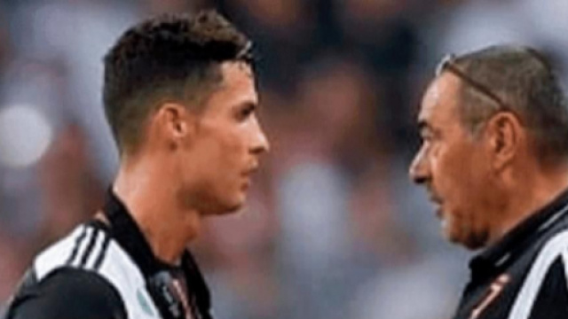 Juventus, possibile tensione fra CR7 e Sarri.